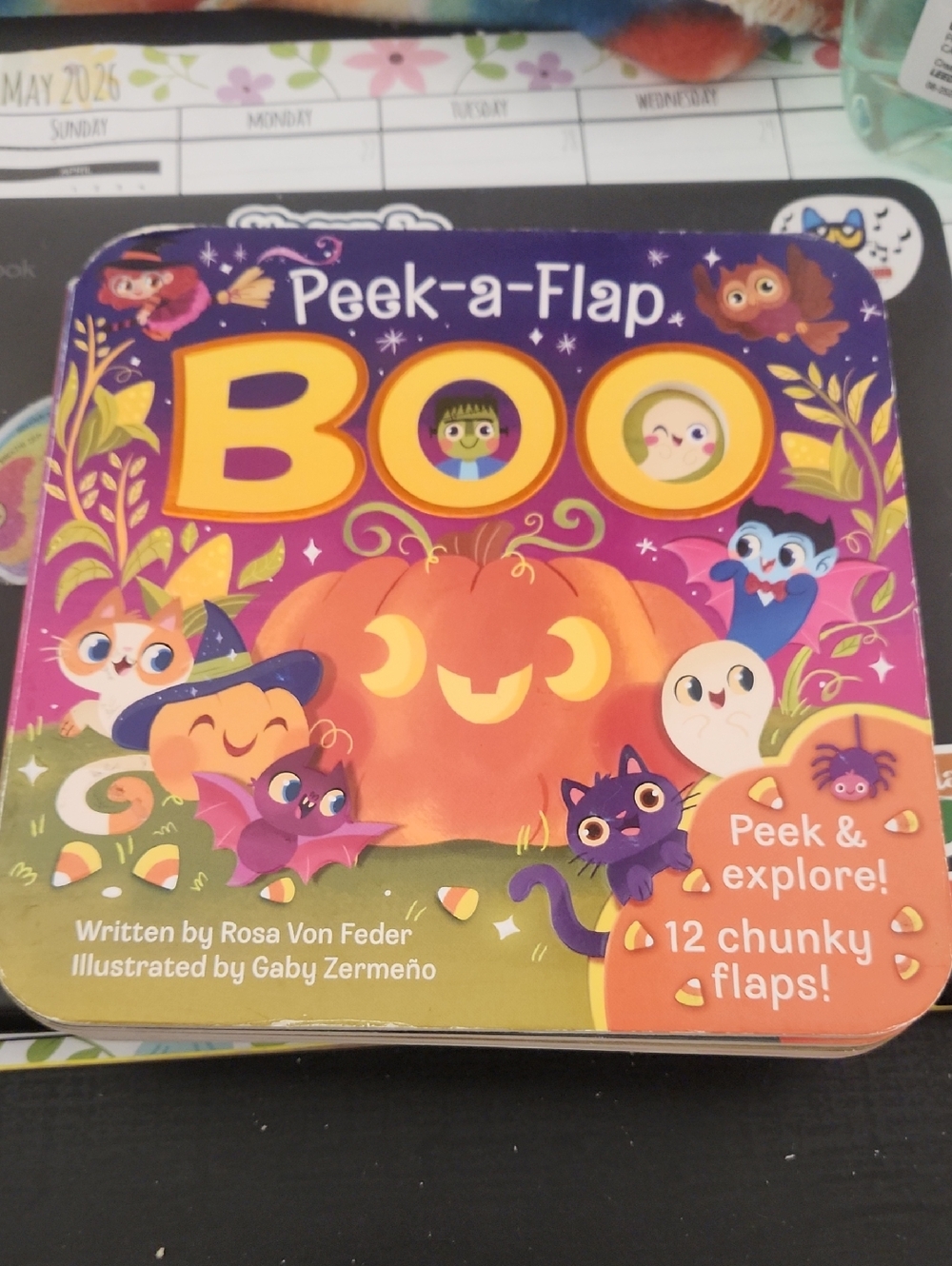 Peek A Flap BOO Book